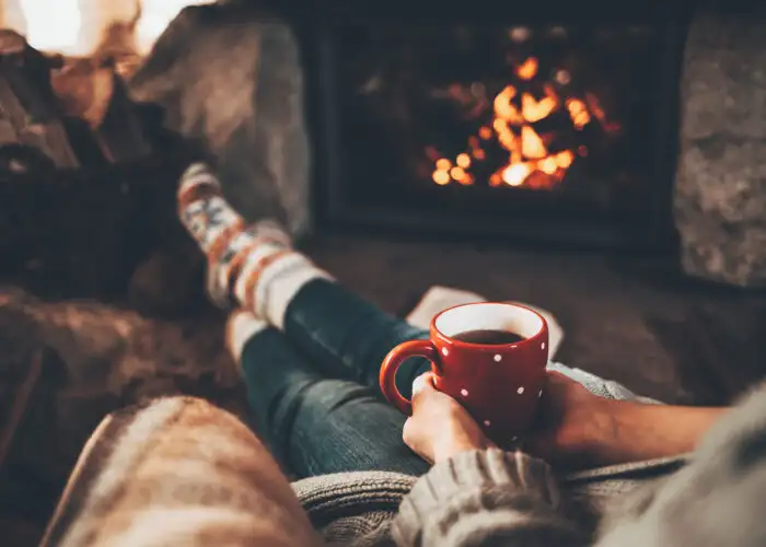 Cozy Cabin Fireplace