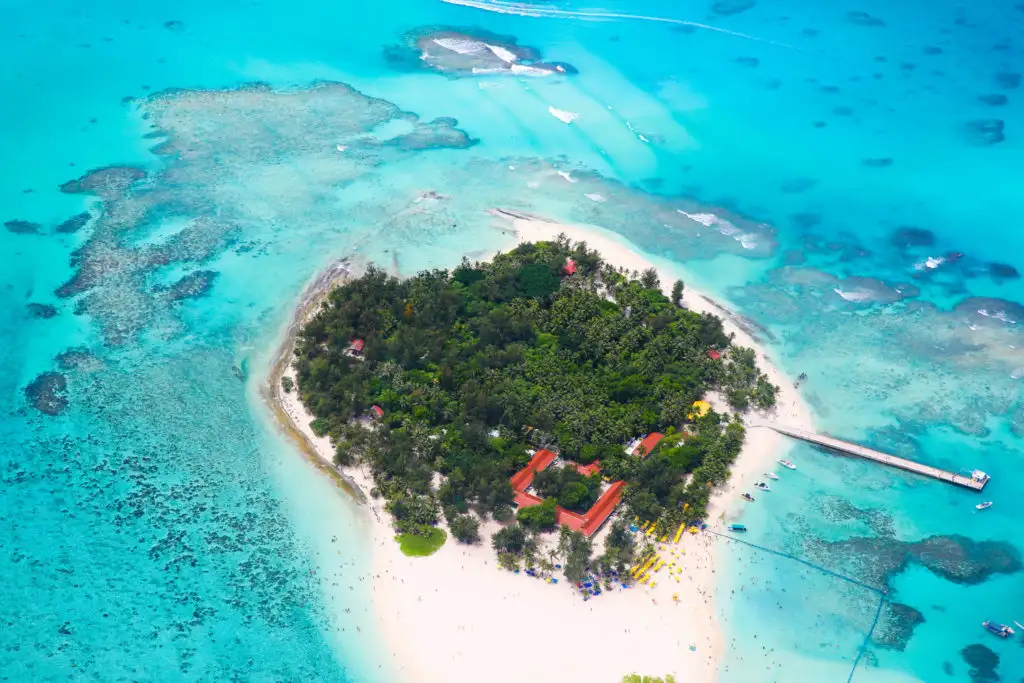 Aerial view of Saipan