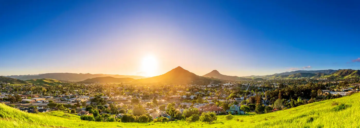 Panoramic view of San Luis Obispo, California