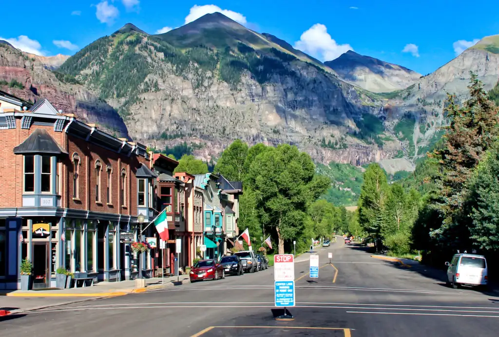 Street in Telluride, Colorado