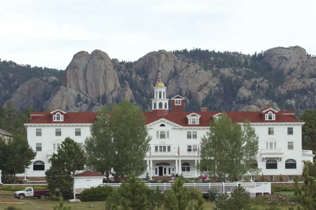 Exterior of The Stanley Hotel