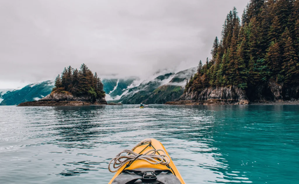 Adventure Kayak Tour in Tracy Arm Alaska at Dawes Glacier, Seward