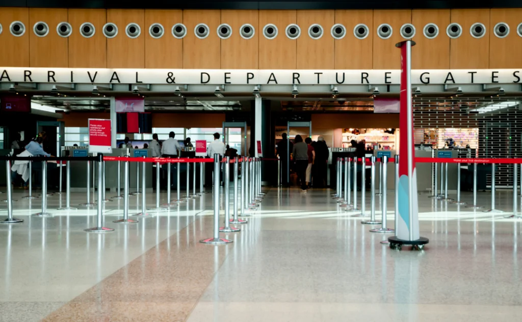 Empty Arrival & Departure Gates