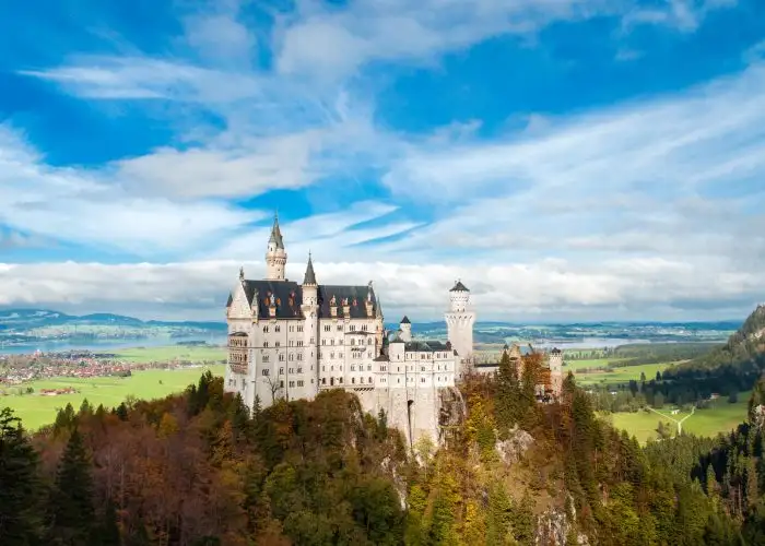 castle set upon a hill