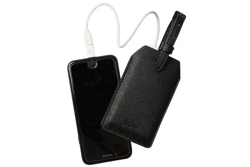 CalPak Luggage Tag and Portable Charger