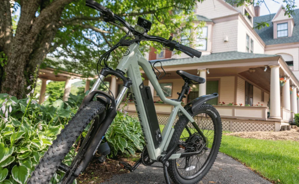 Close up of an e-bike at the Wentworth