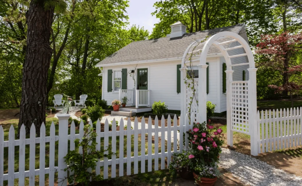 Outside view of a Cottage at the Dunes on the Waterfront