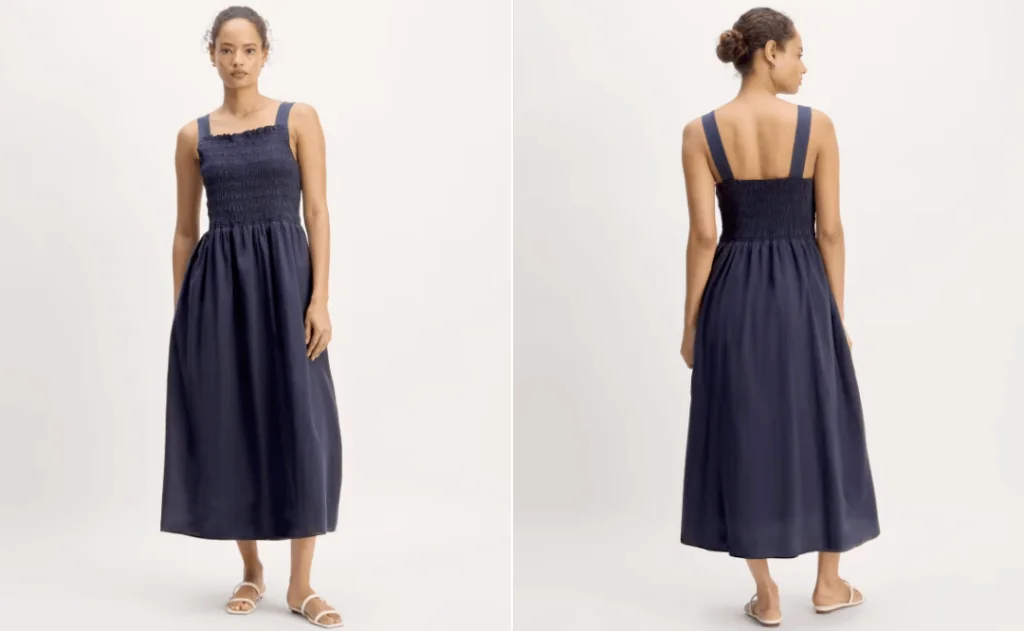 Everlane The Gauze Smock Dress