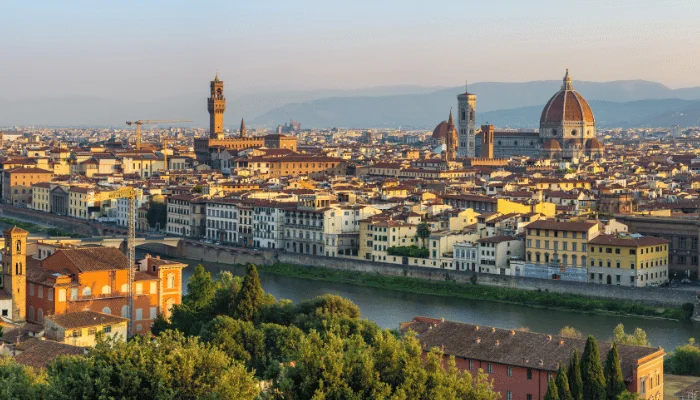 Florence city skyline panorama - Florence - Italy