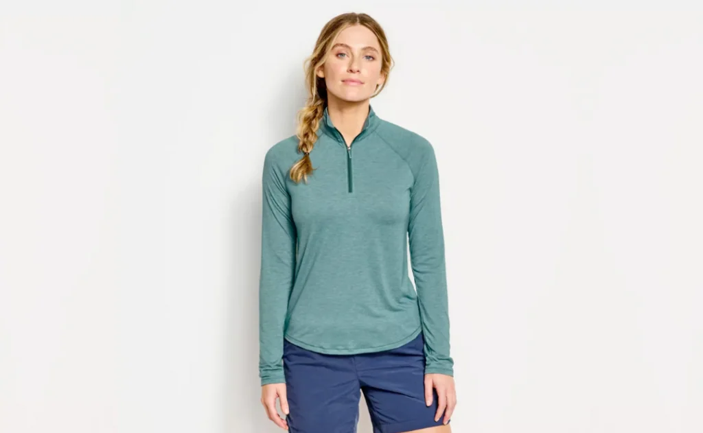 Orvis DriCast Quarter-Zip Pullover Shirt