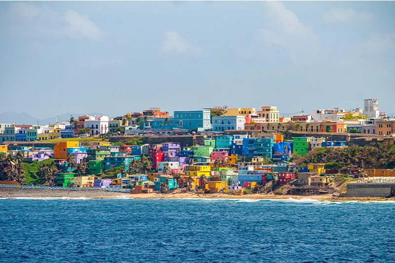 Coastline of San Juan, Puerto Rico