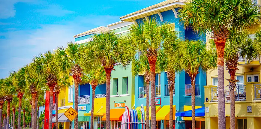 Santa rosa colorful houses